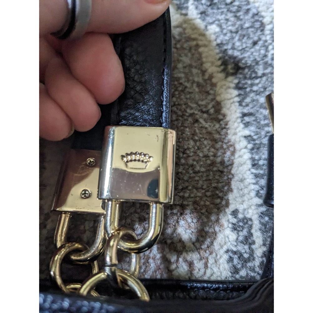 Juicy Couture Leather Drawstring Bucketpurse - image 5